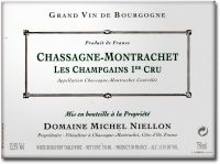 2017 Michel Niellon, Chassagne Montrachet 1er Cru Les Champgains